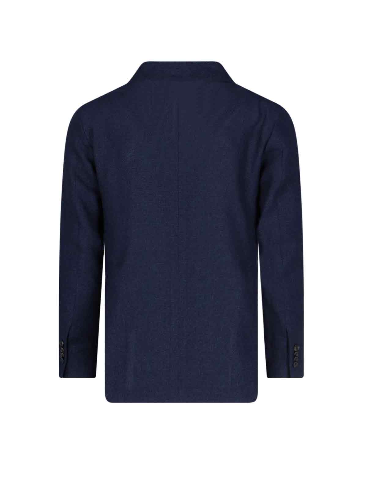 Tagliatore Double-breasted Blazer In Navy