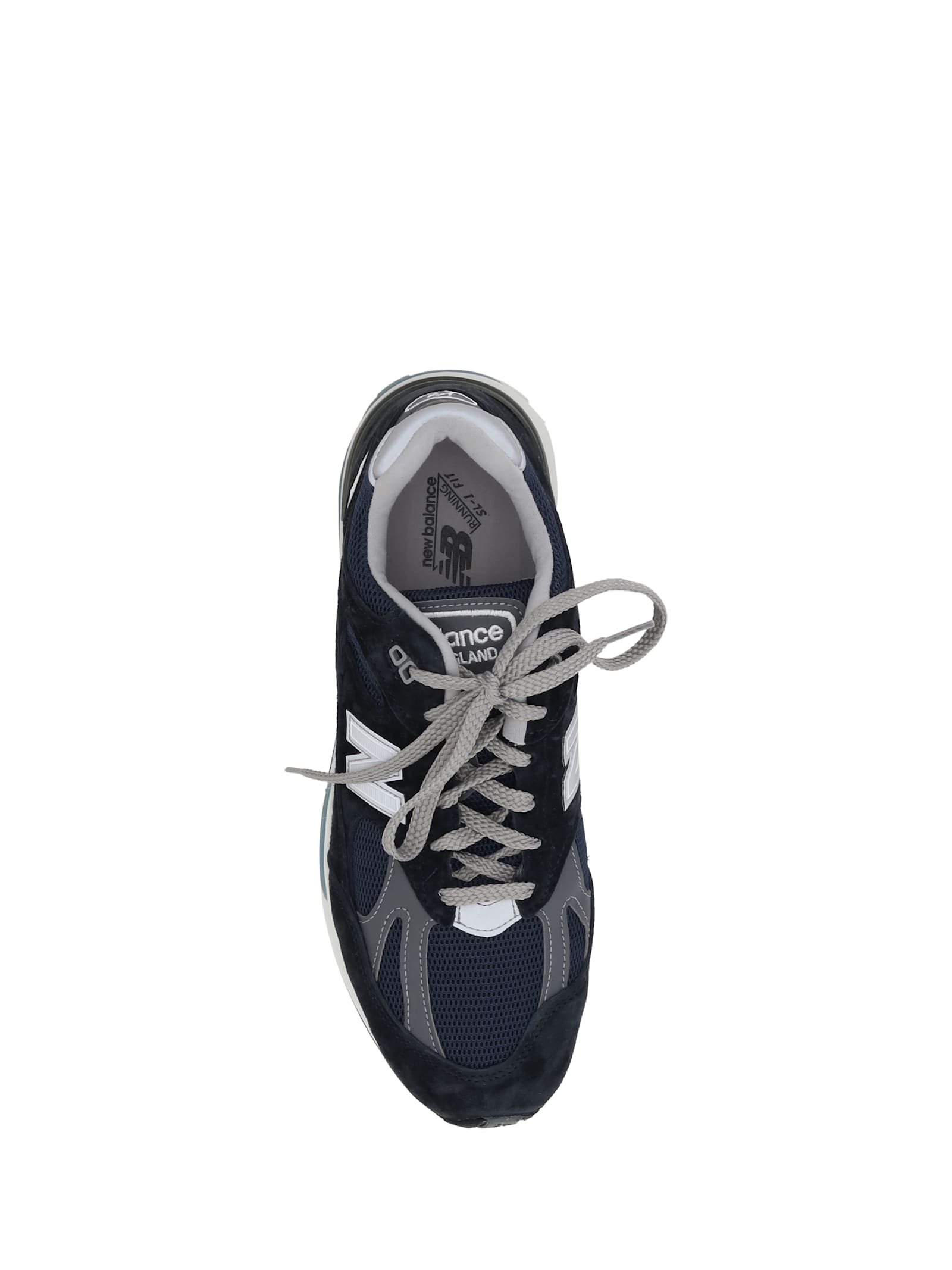 New Balance Mesh And Suede Sneakers With Reflective Accents