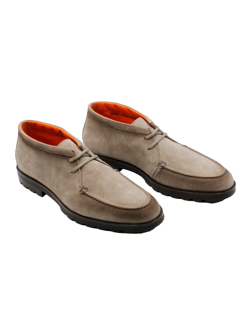 Santoni Laced Shoes In Brown