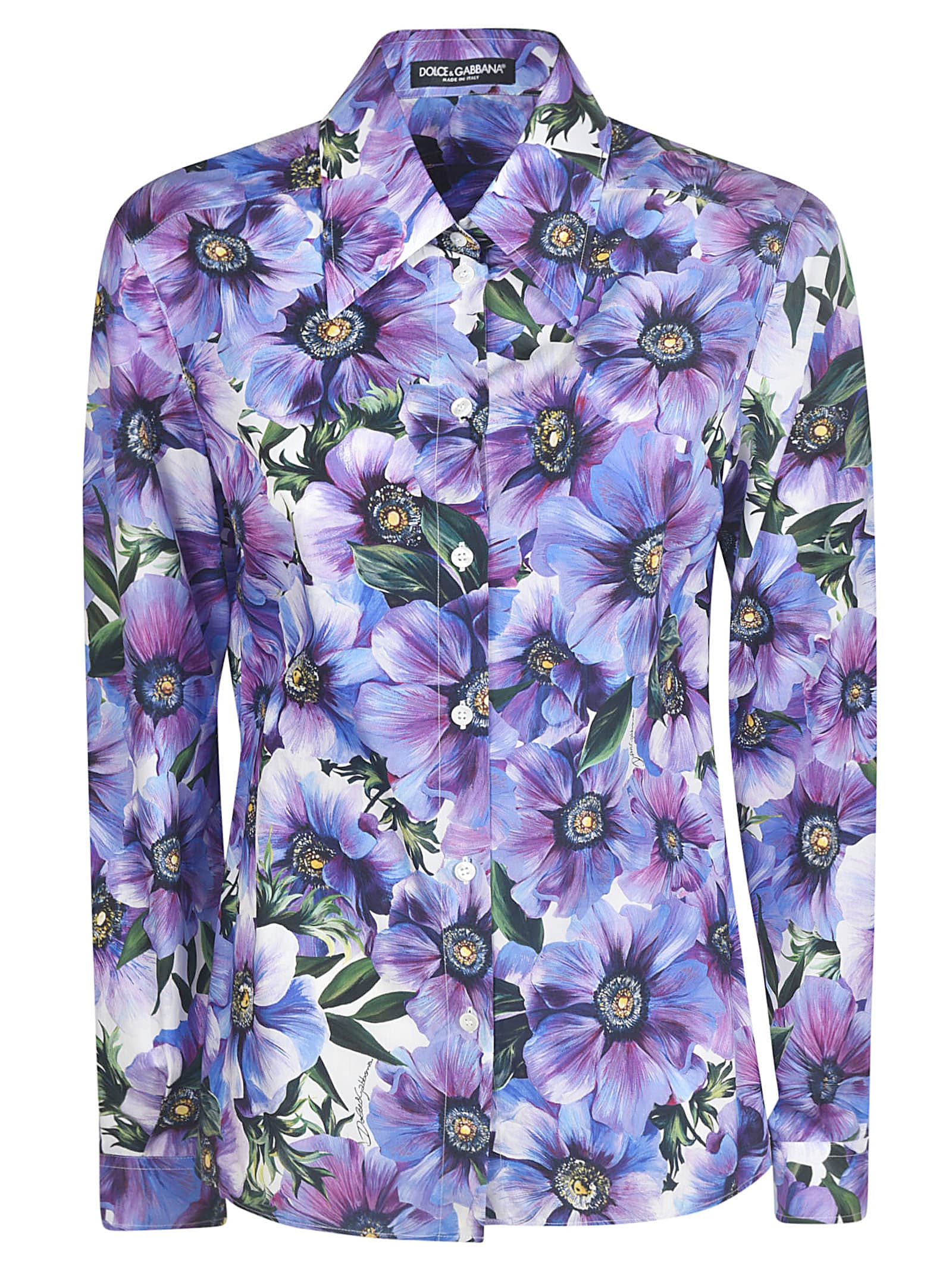 DOLCE & GABBANA ALL-OVER FLORAL PRINTED SHIRT,11260774