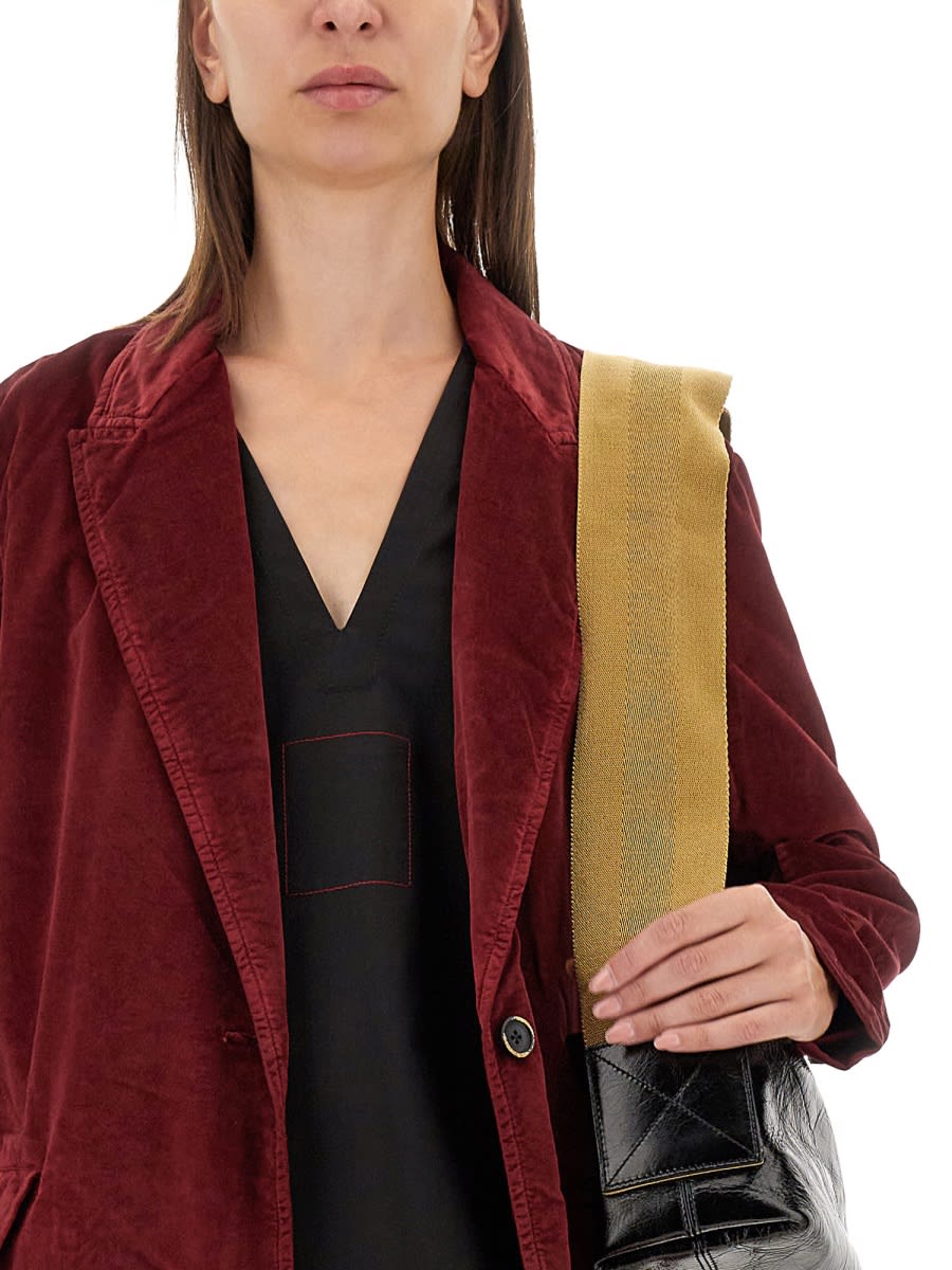 Shop Uma Wang Katia Jacket In Bordeaux