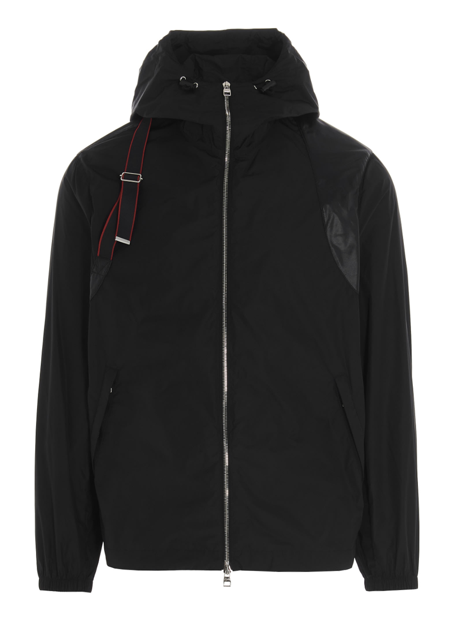 Alexander Mcqueen Windbreaker Jacket In Black | ModeSens