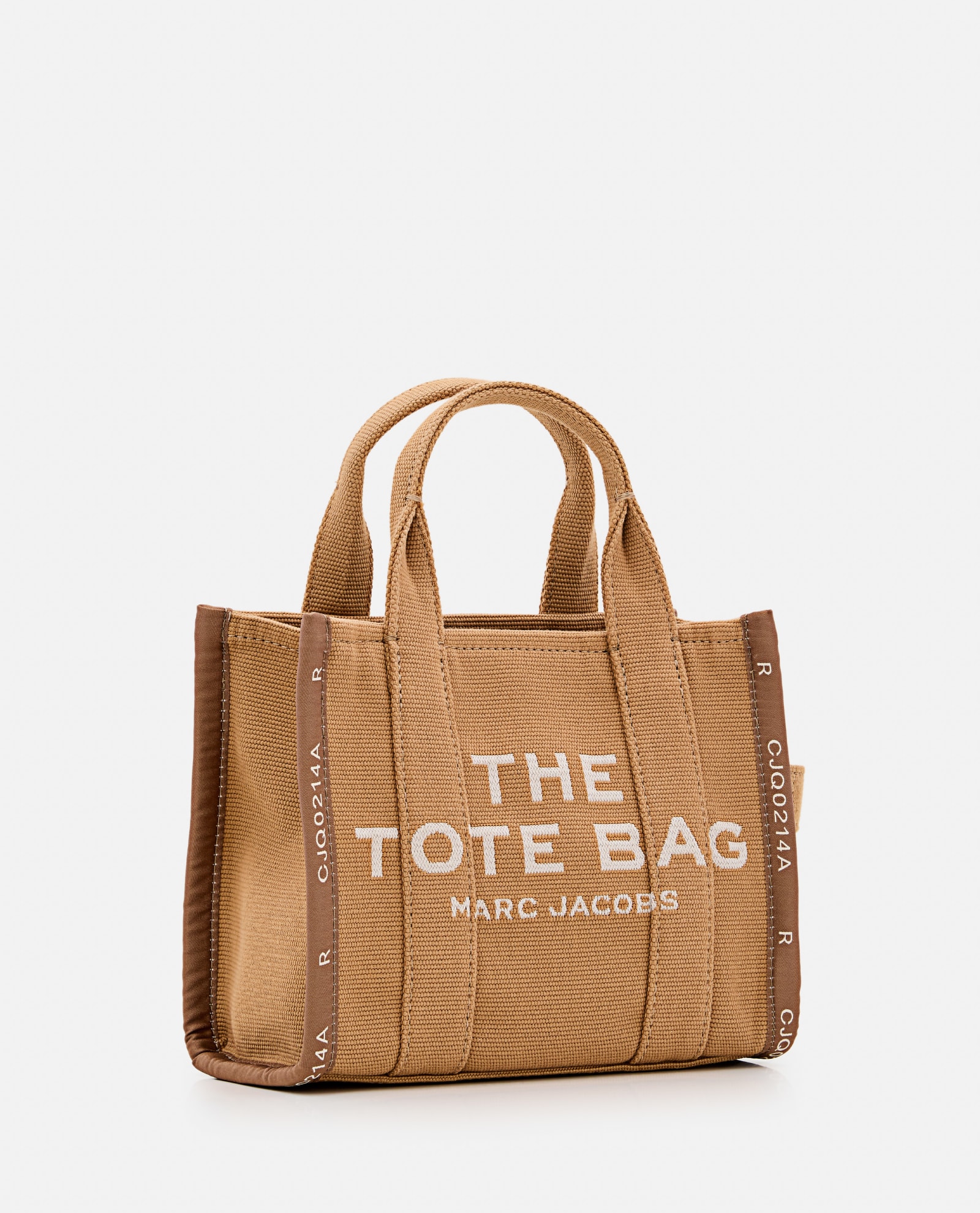 Shop Marc Jacobs The Small Jacquard Tote Bag In Beige