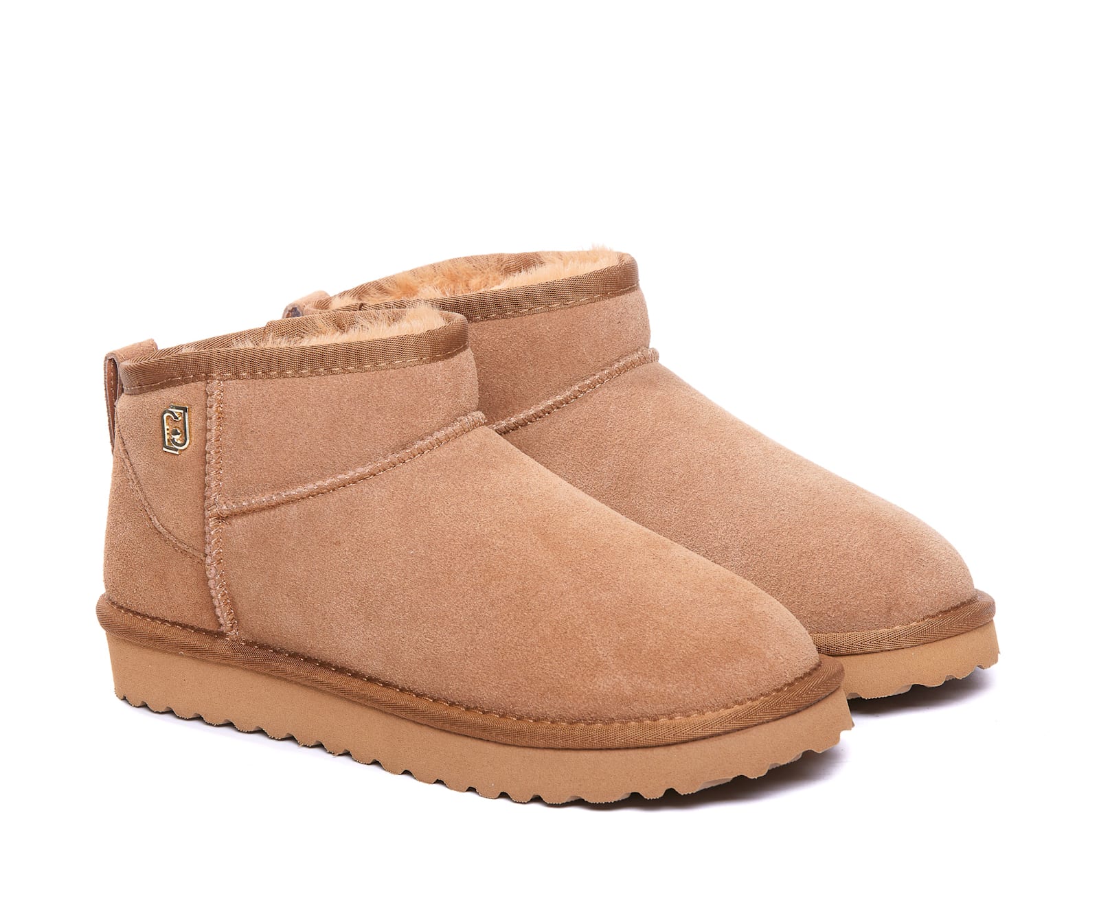 Liu •jo Suede Booties In Brown