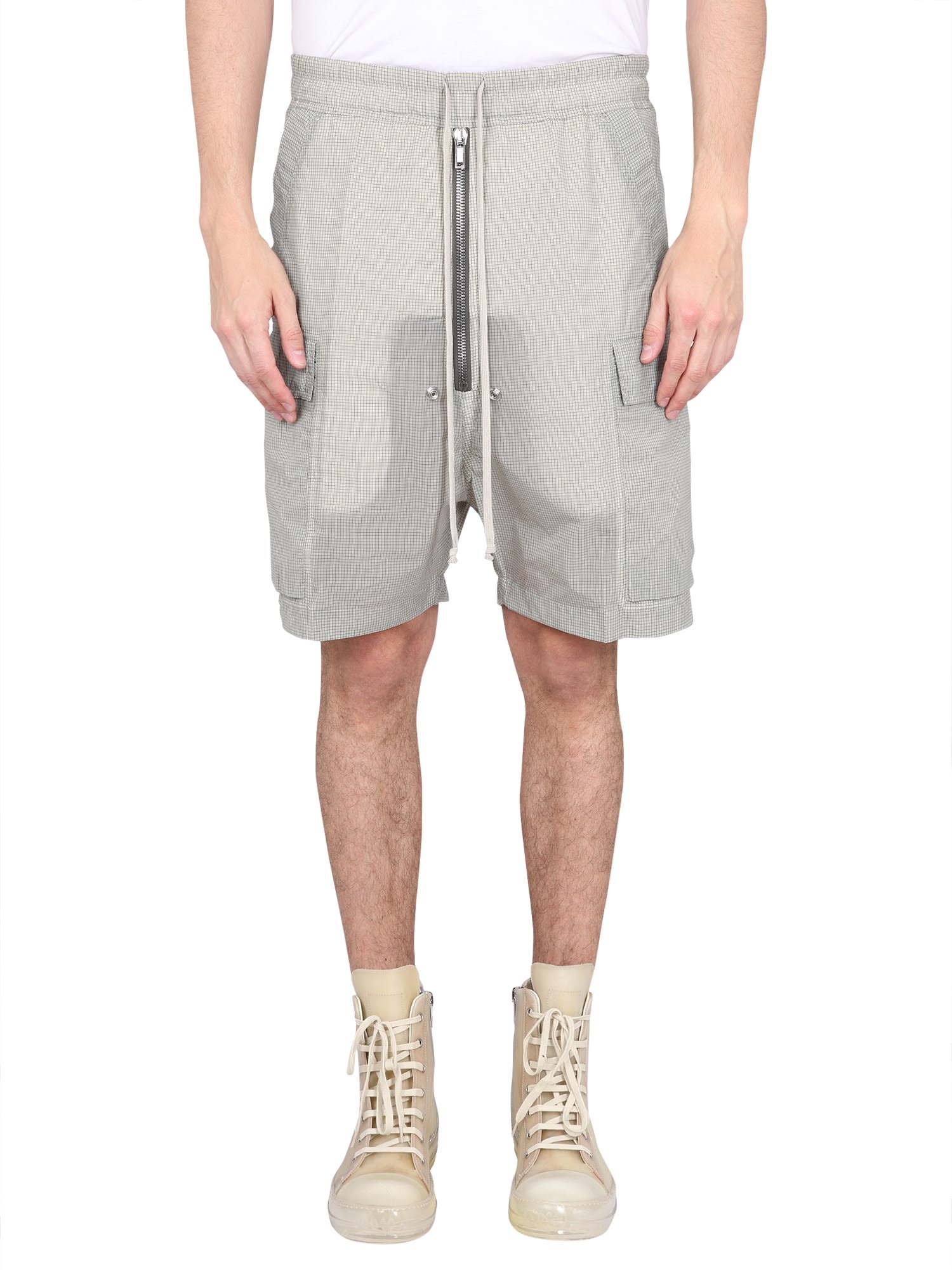 Zippered Bermuda Shorts