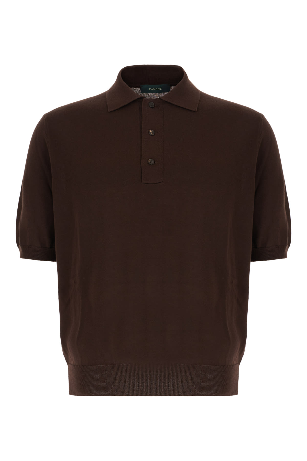 Chocolate Cotton Polo Shirt