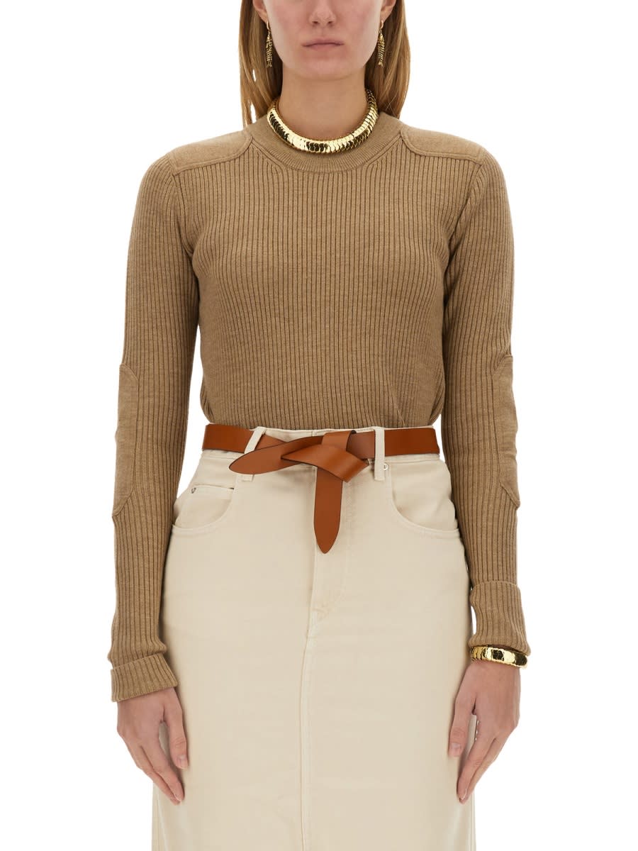 Isabel Marant Étoile Jersey "gabyne" In Beige