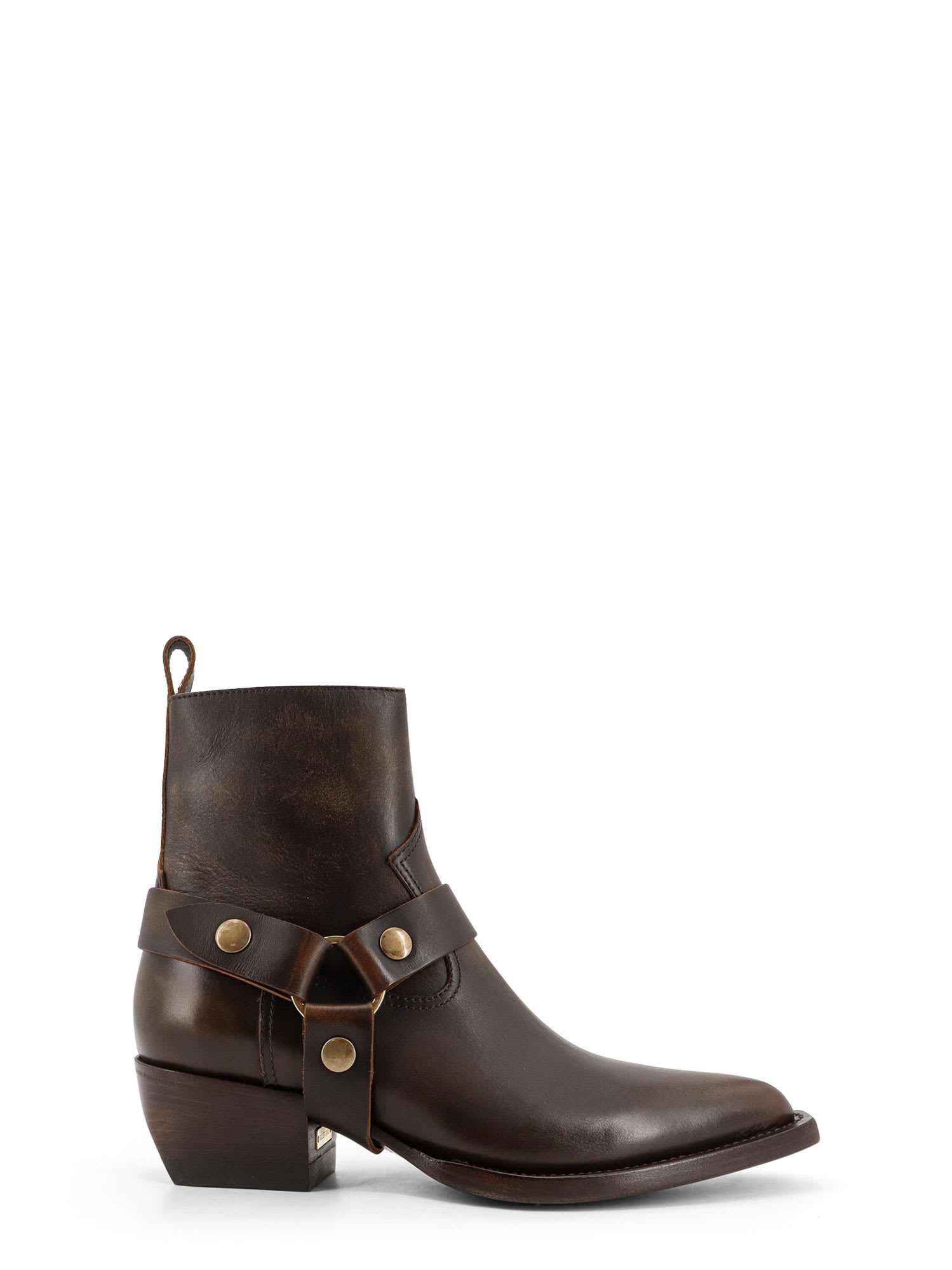 Golden Goose Deluxe Brand Women Debbie Distressed Leather Boots In Brown