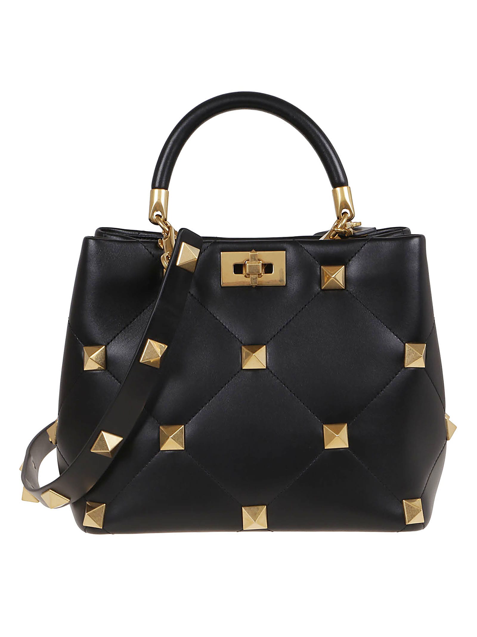 Shop Valentino Top Handle Bag In No Nero