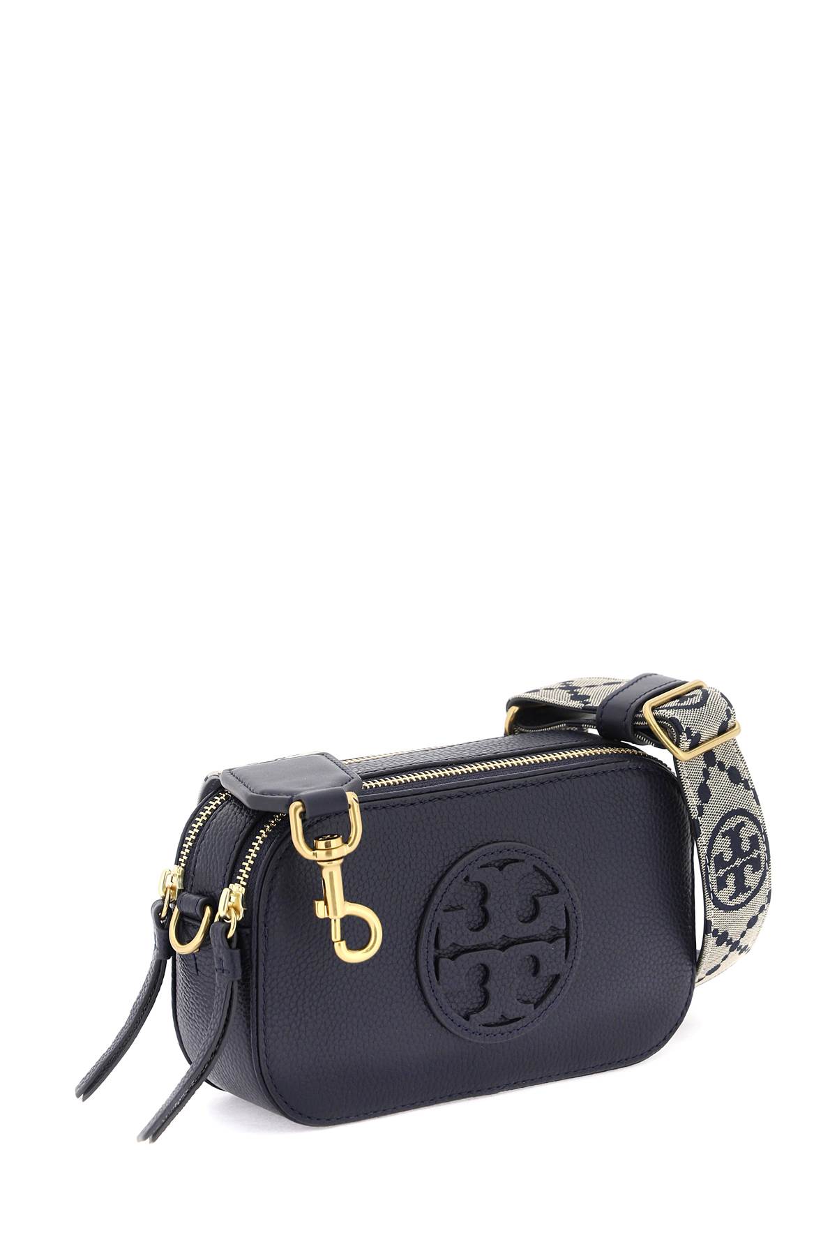 Tory Burch Mini Miller Shoulder Bag In Tory Navy