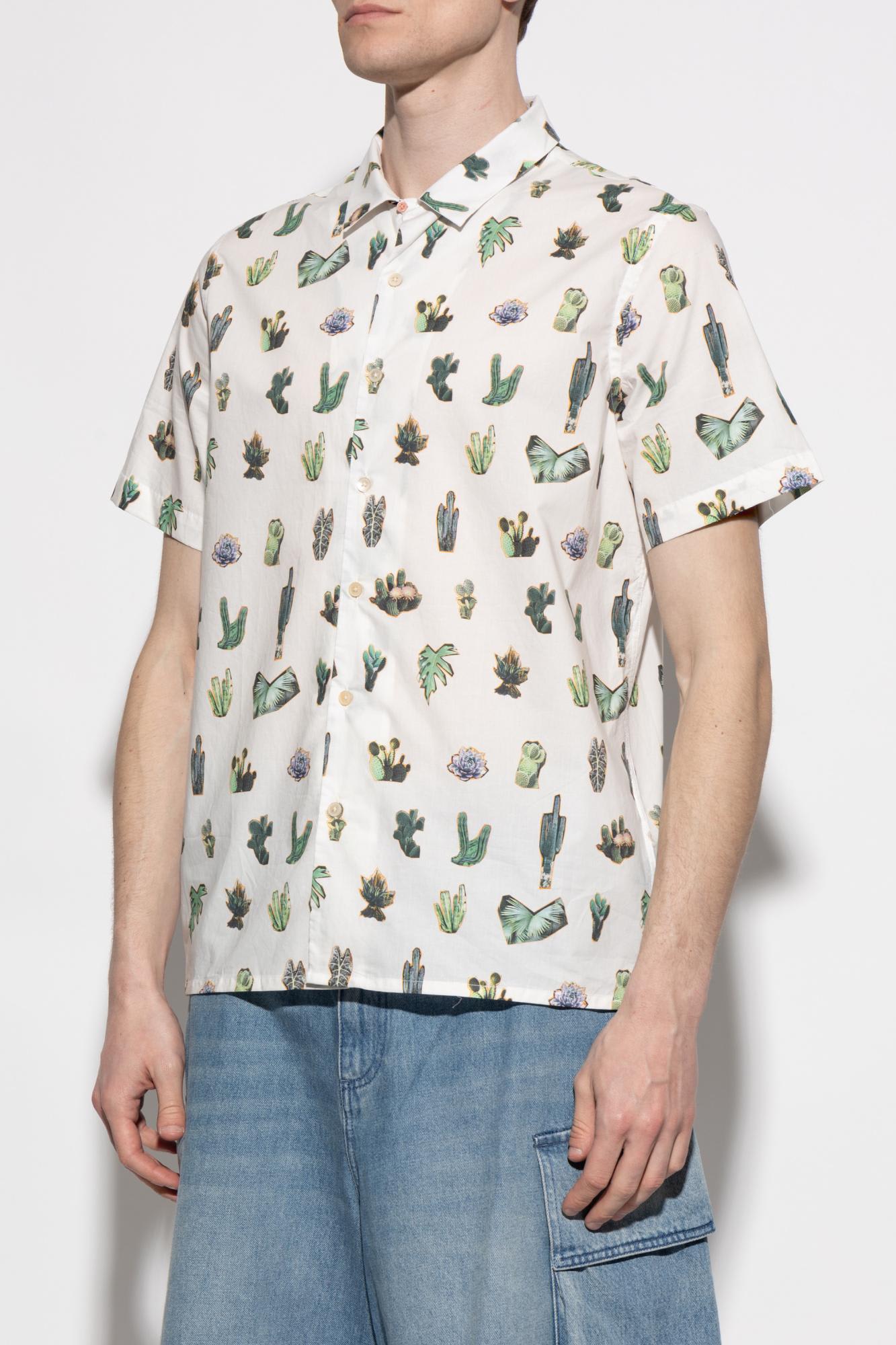 Shop Paul Smith Ps Short Sleeve Shirt In White