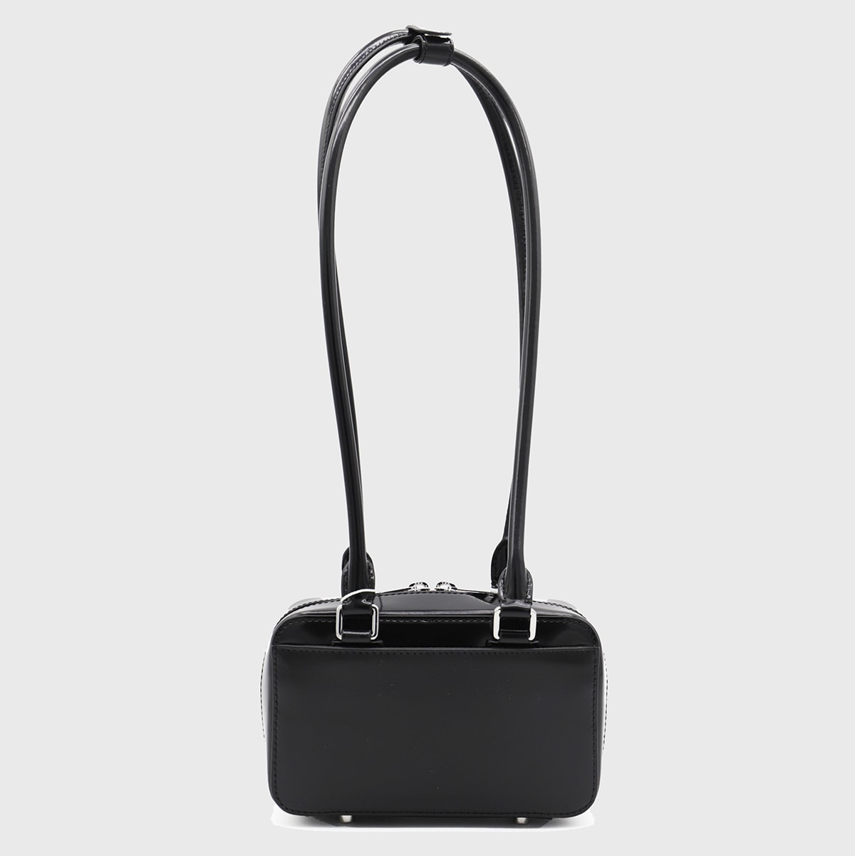 SELF-PORTRAIT BLACK LEATHER SHOULDER BAG