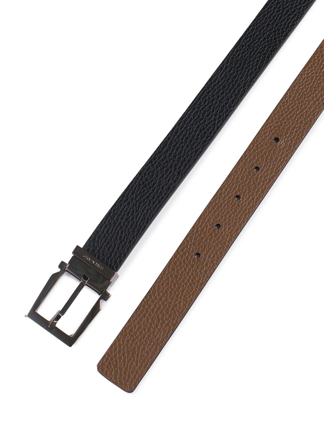 Ferragamo Reversible Belt In Black-brown