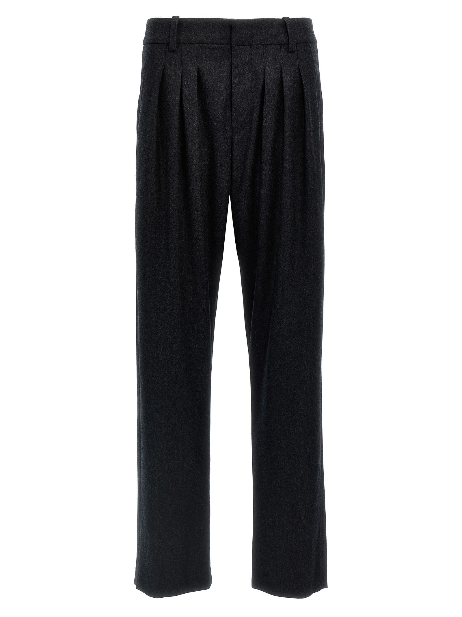 Shop Isabel Marant Casile Pants In Gray