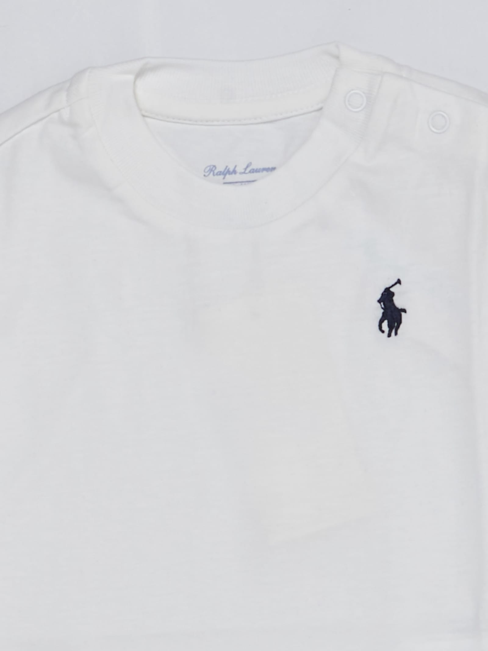 Shop Polo Ralph Lauren T-shirt T-shirt In Bianco