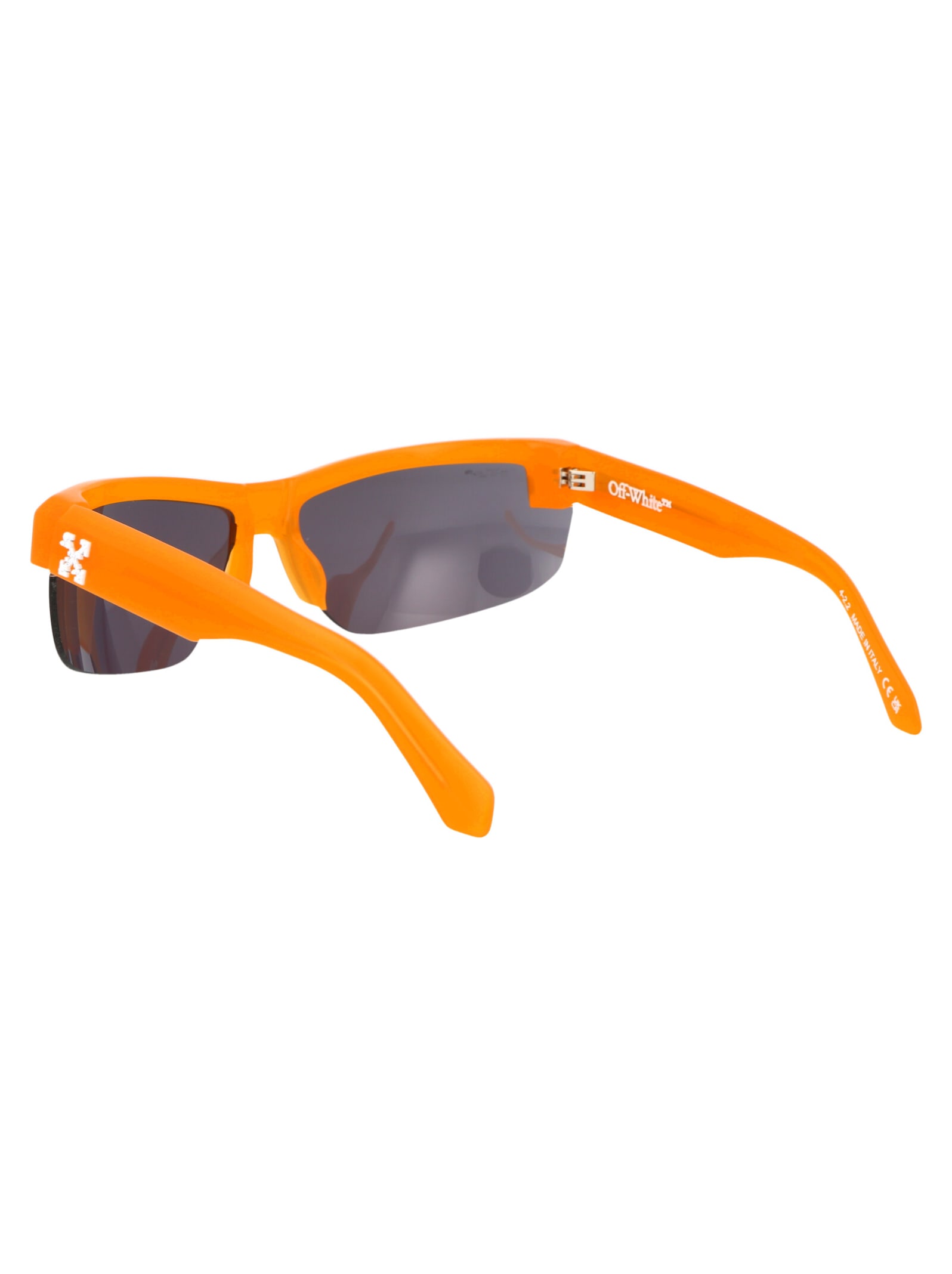 Off-white Toledo Rectangle-frame Sunglasses In 2007 Orange