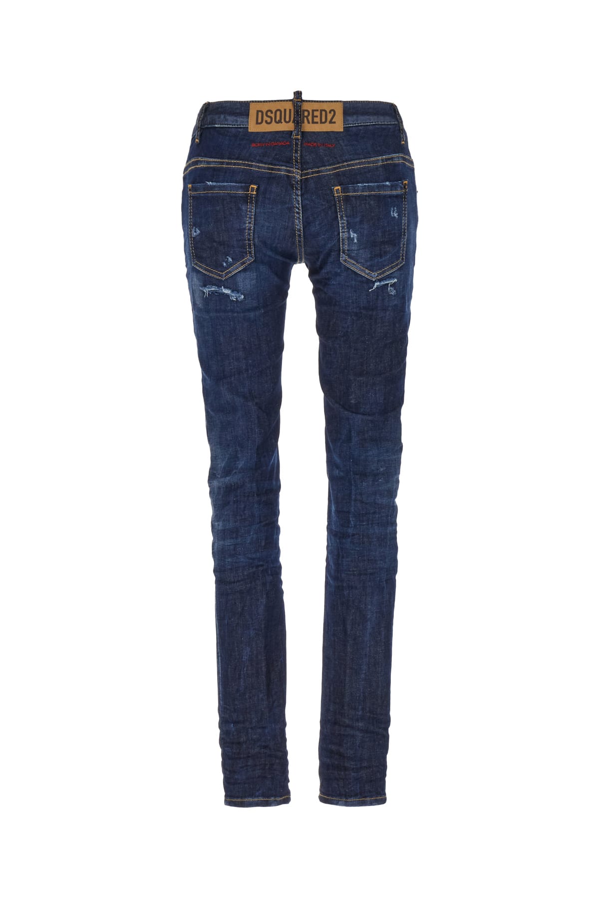 Shop Dsquared2 Stretch Denim Blend Jennifer Jeans In 470