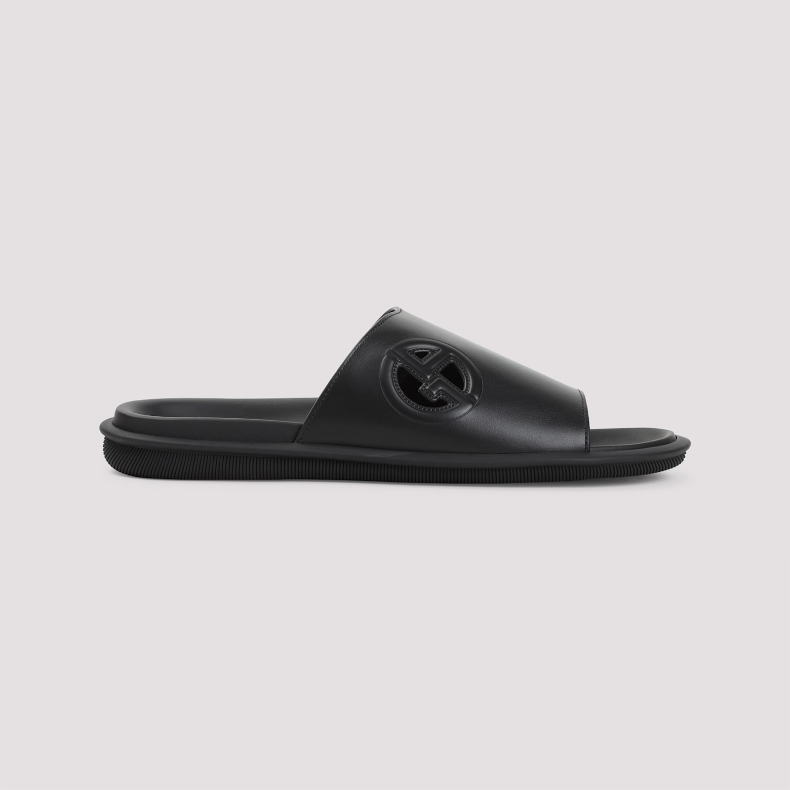 Giorgio Armani Slide In Nero