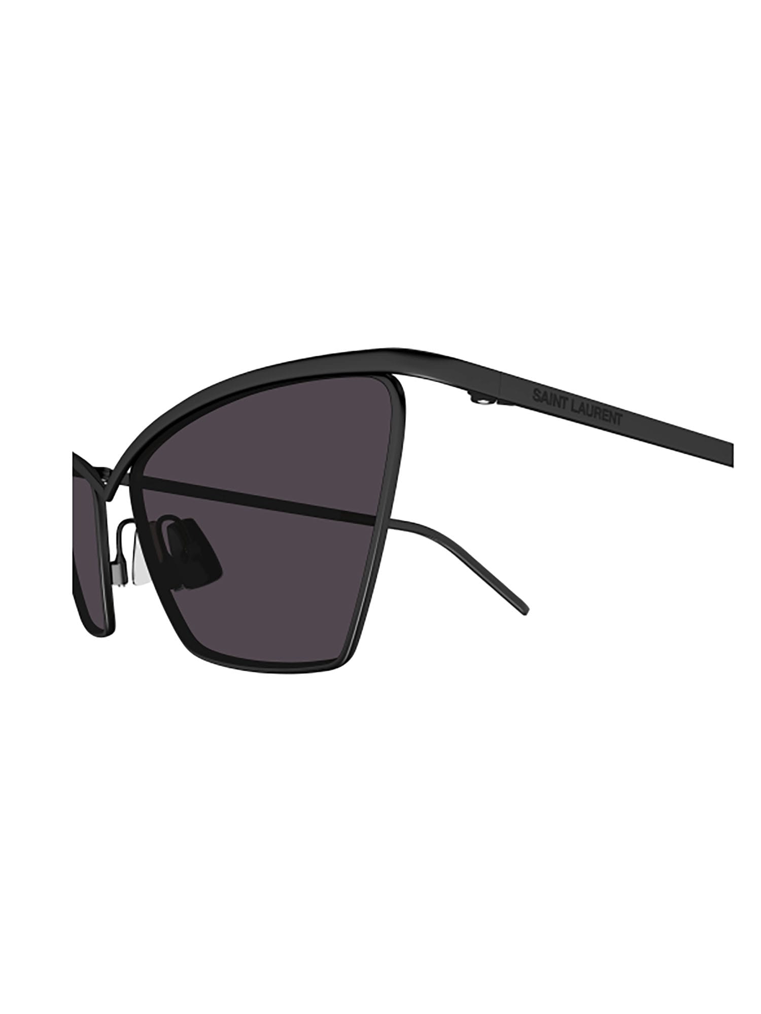 Shop Saint Laurent Sl 637 Sunglasses In Black Black Black