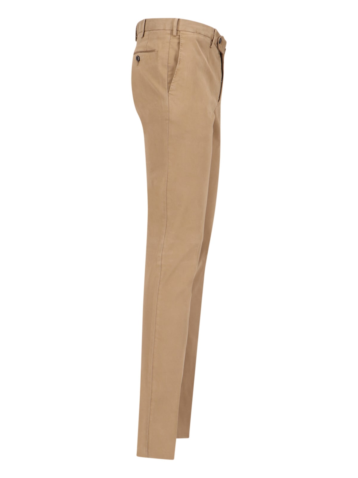 Shop Pt Torino Chinos In Brown