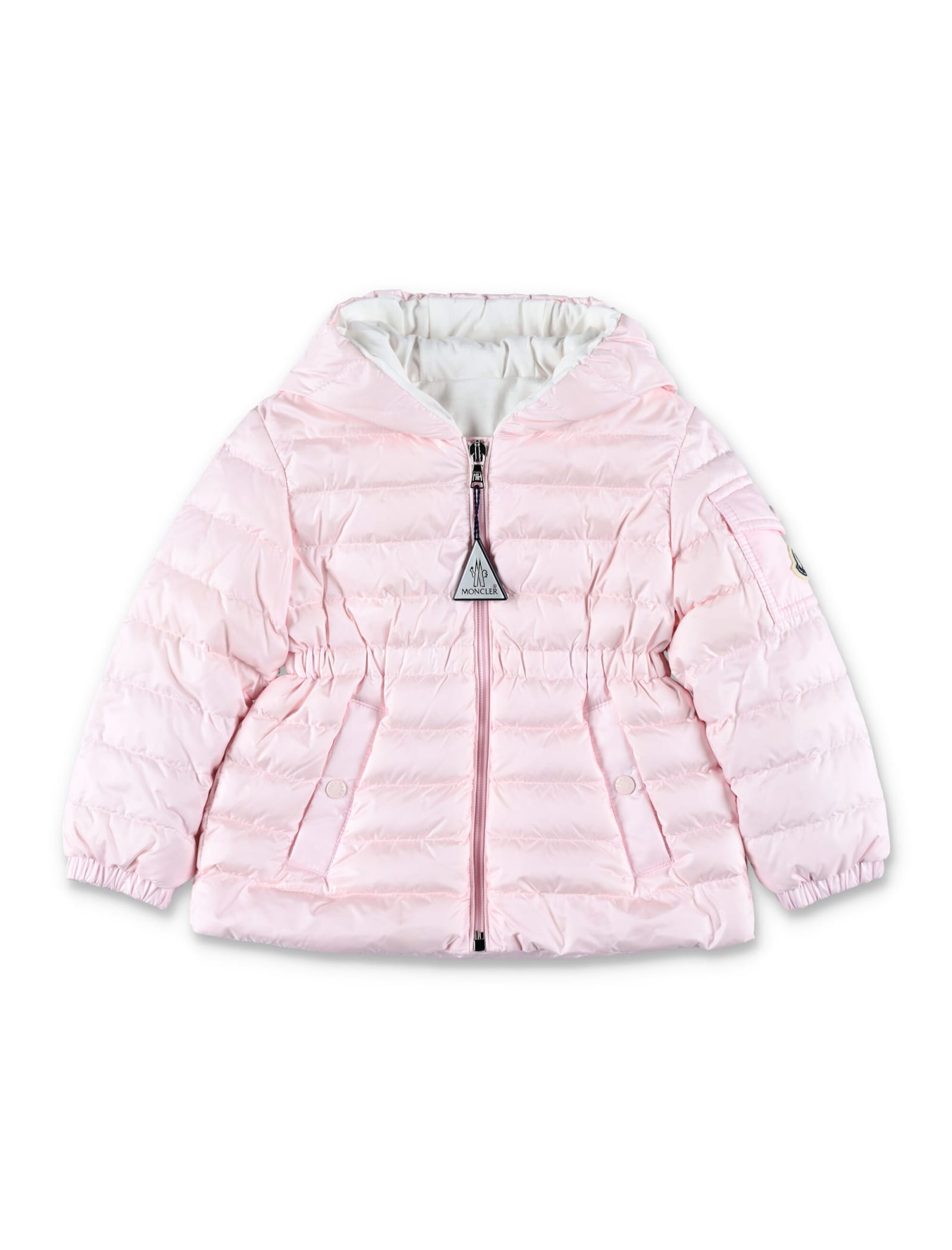 Moncler Kids' Dalles Down Jacket In Pink