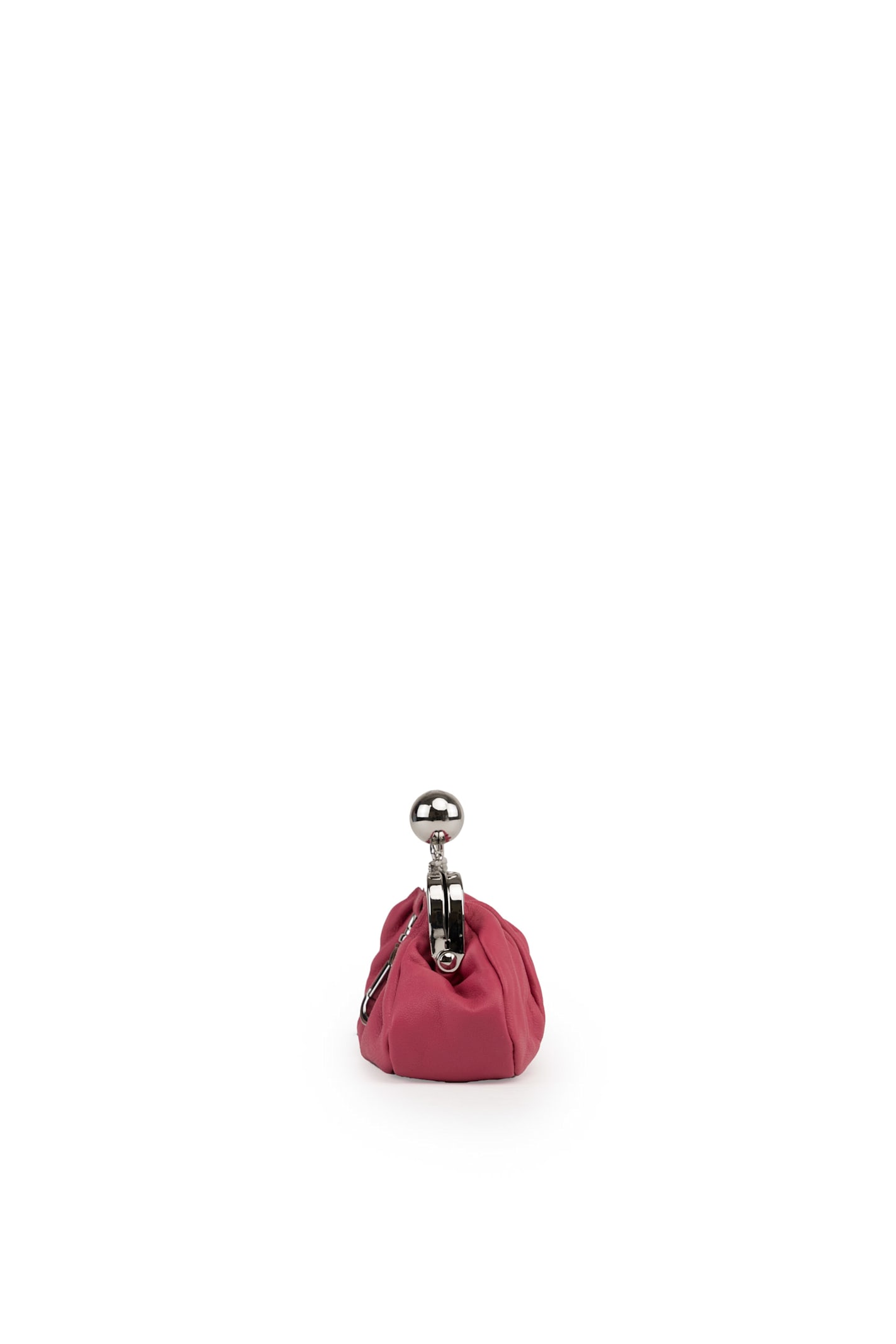 Shop Weekend Max Mara Pasticcino Nano Diomede Bag In Nappa In Ciliegia