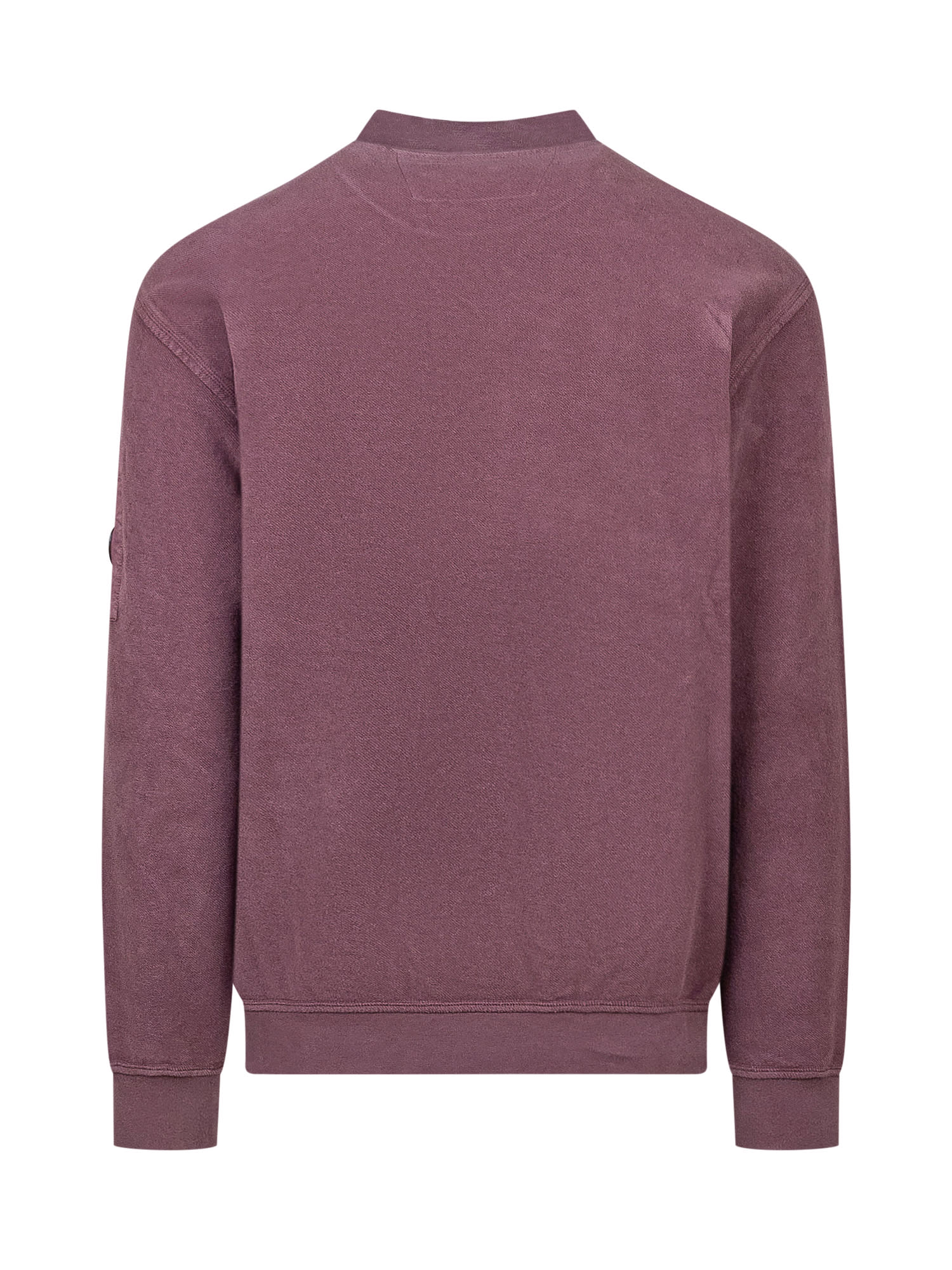 Shop C.p. Company Sweatshirt In Purple Dove