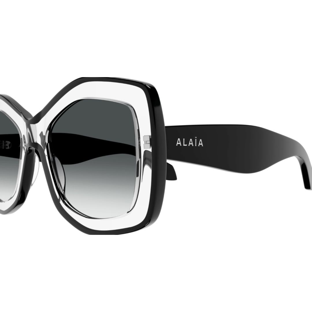 Alaïa Aa0066s-001crystal-black-grey In Gray