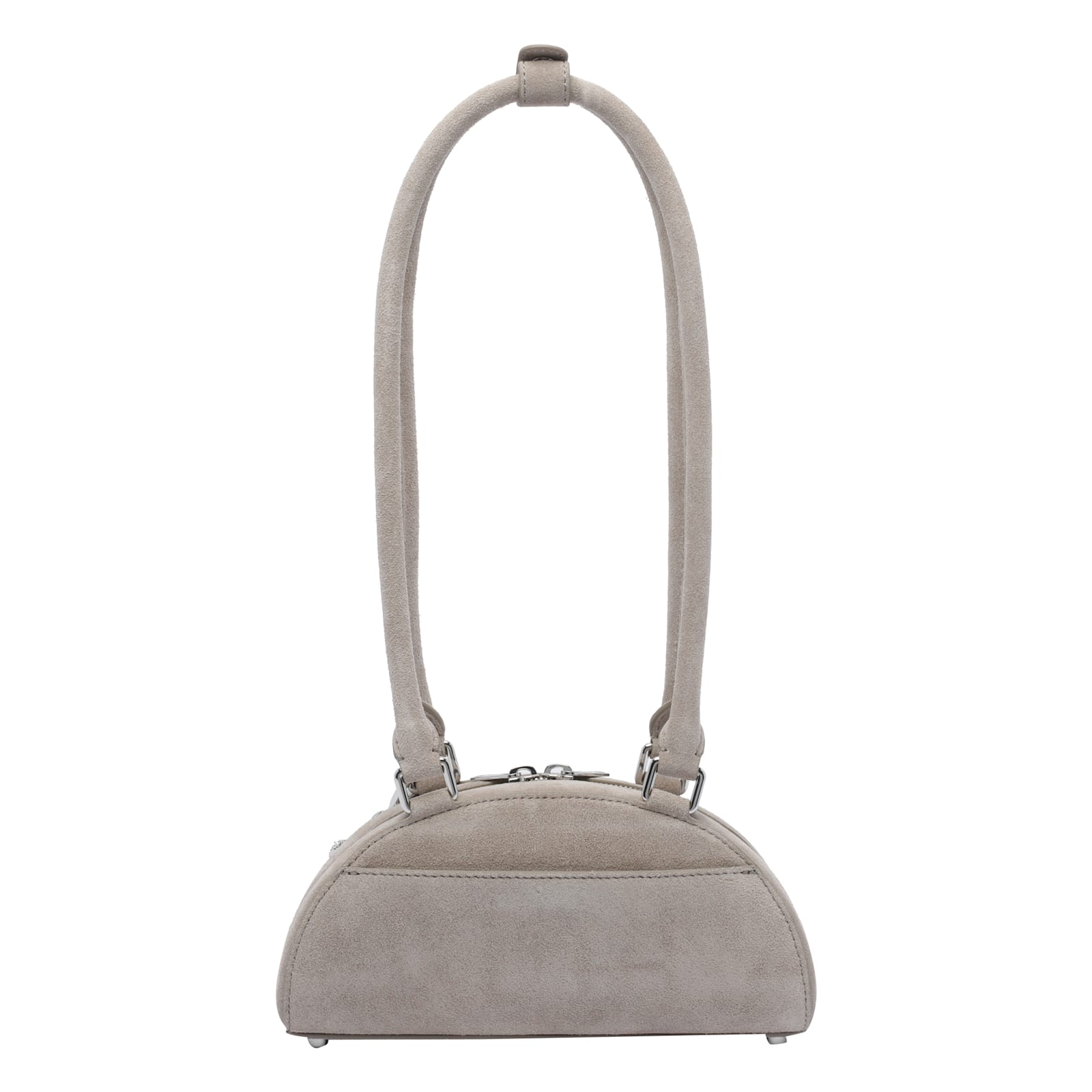 Self-portrait Mini Suede Bow Charm Shoulder Bag
