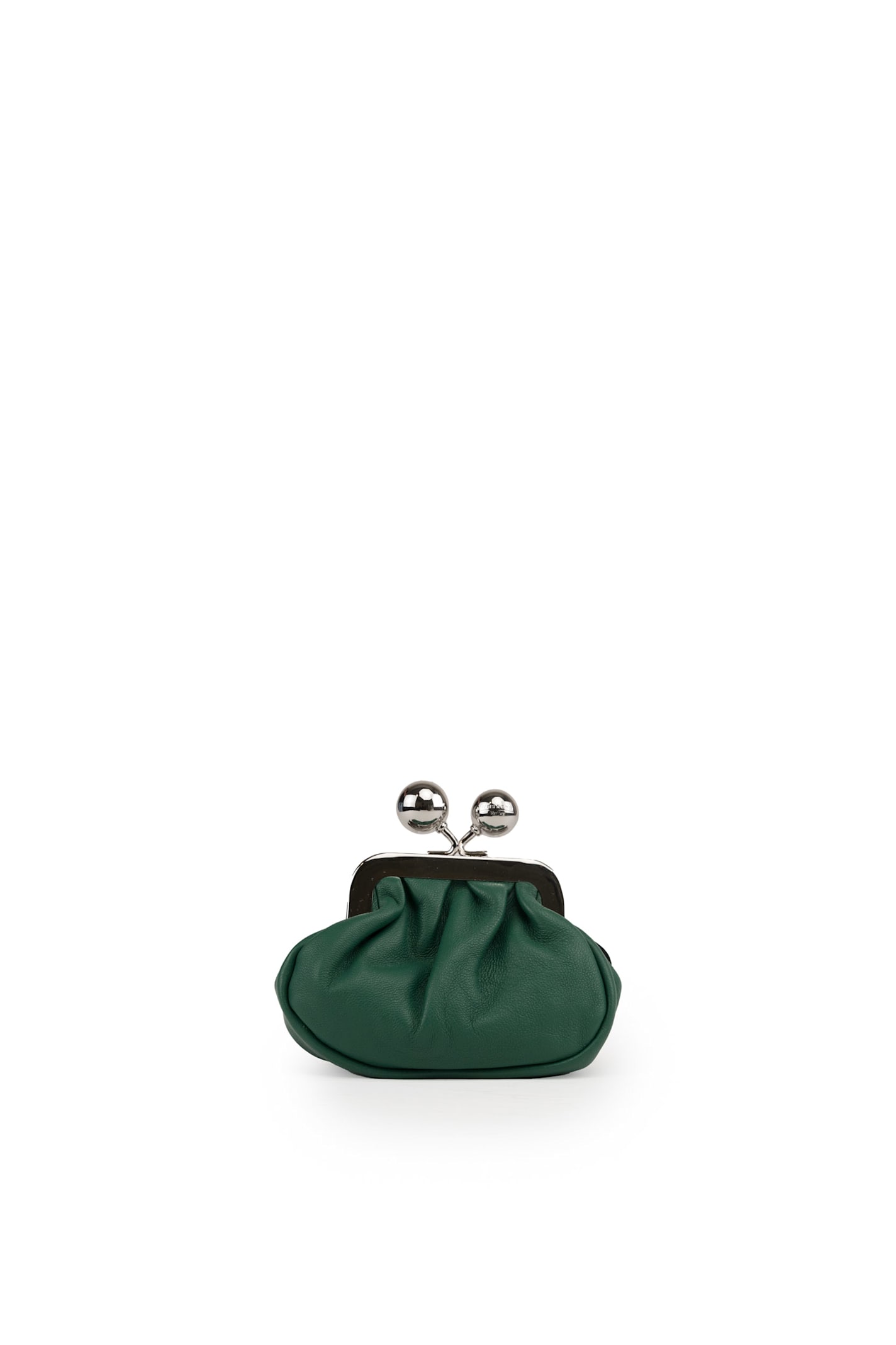 Shop Weekend Max Mara Pasticcino Nano Diomede Bag In Nappa In Basilico