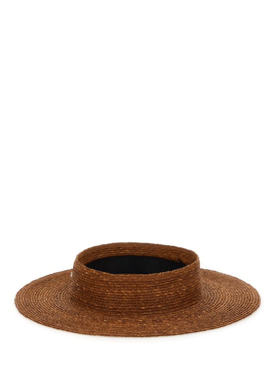 Helen Kaminski Rani Raffia Wide-brim Hat In Brown