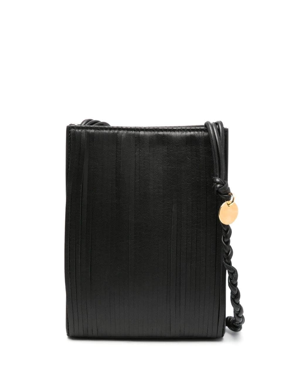 Shop Jil Sander Black Tangle Small Bag