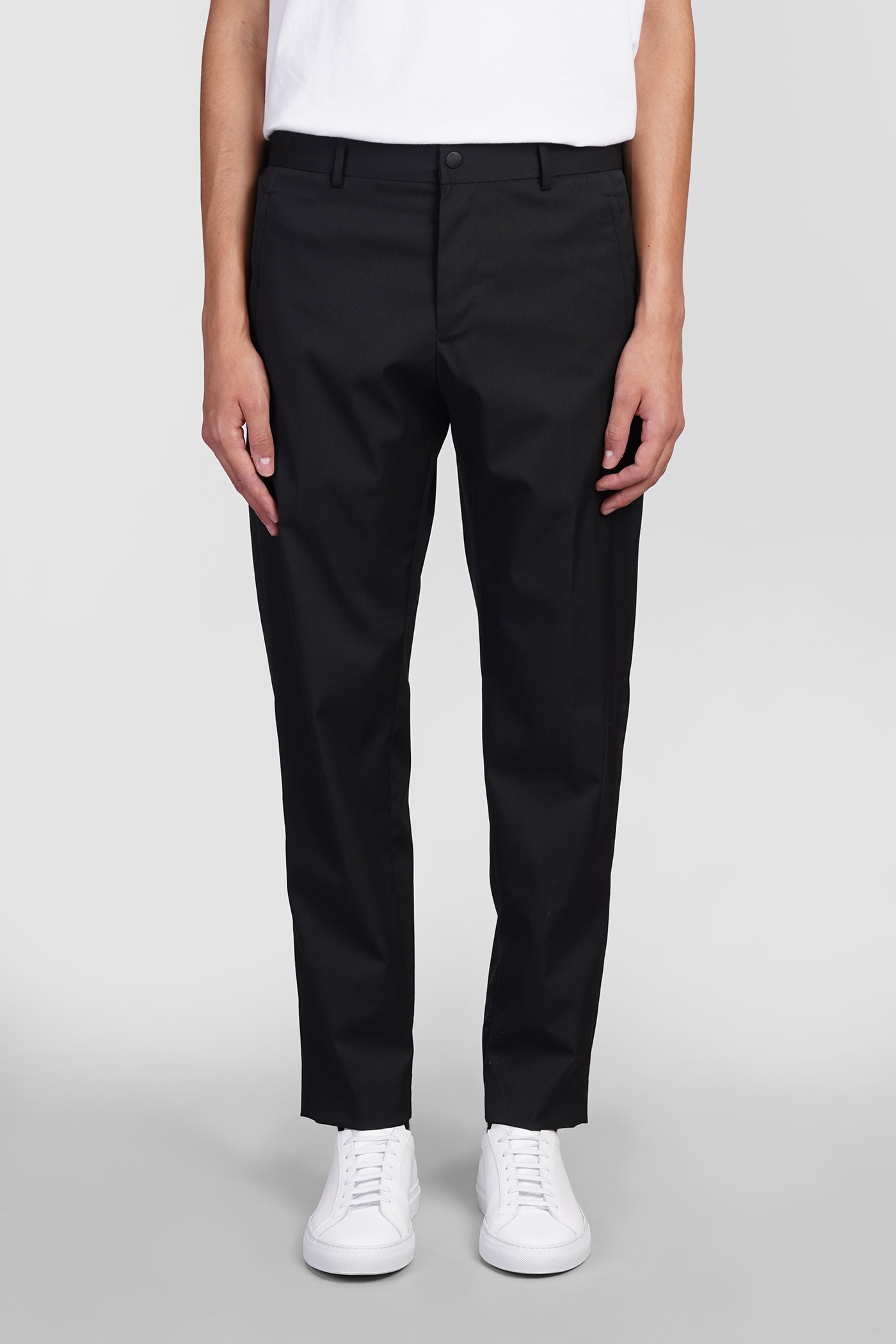 Pants In Black Polyester