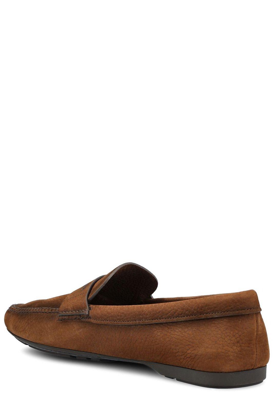 Shop Church's Round-toe Slip-on Loafers In Axo Burnt