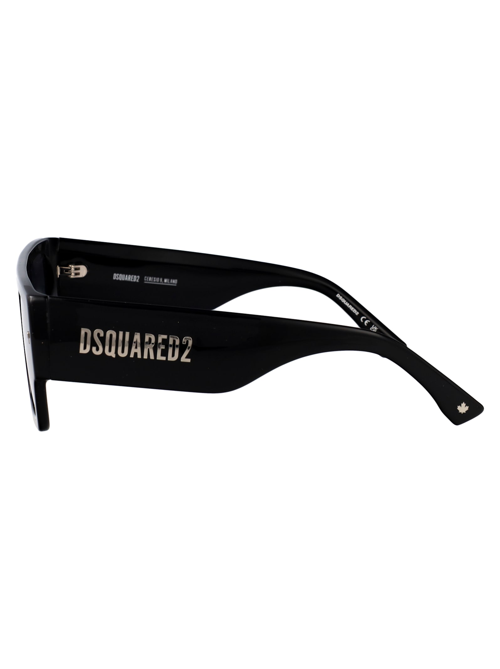 Dsquared2 Black Acetate Sunglasses In Black