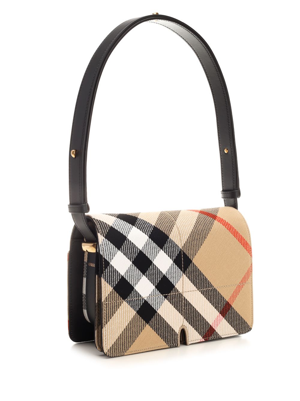 Shop Burberry Snip Shoulder Bag In Beige