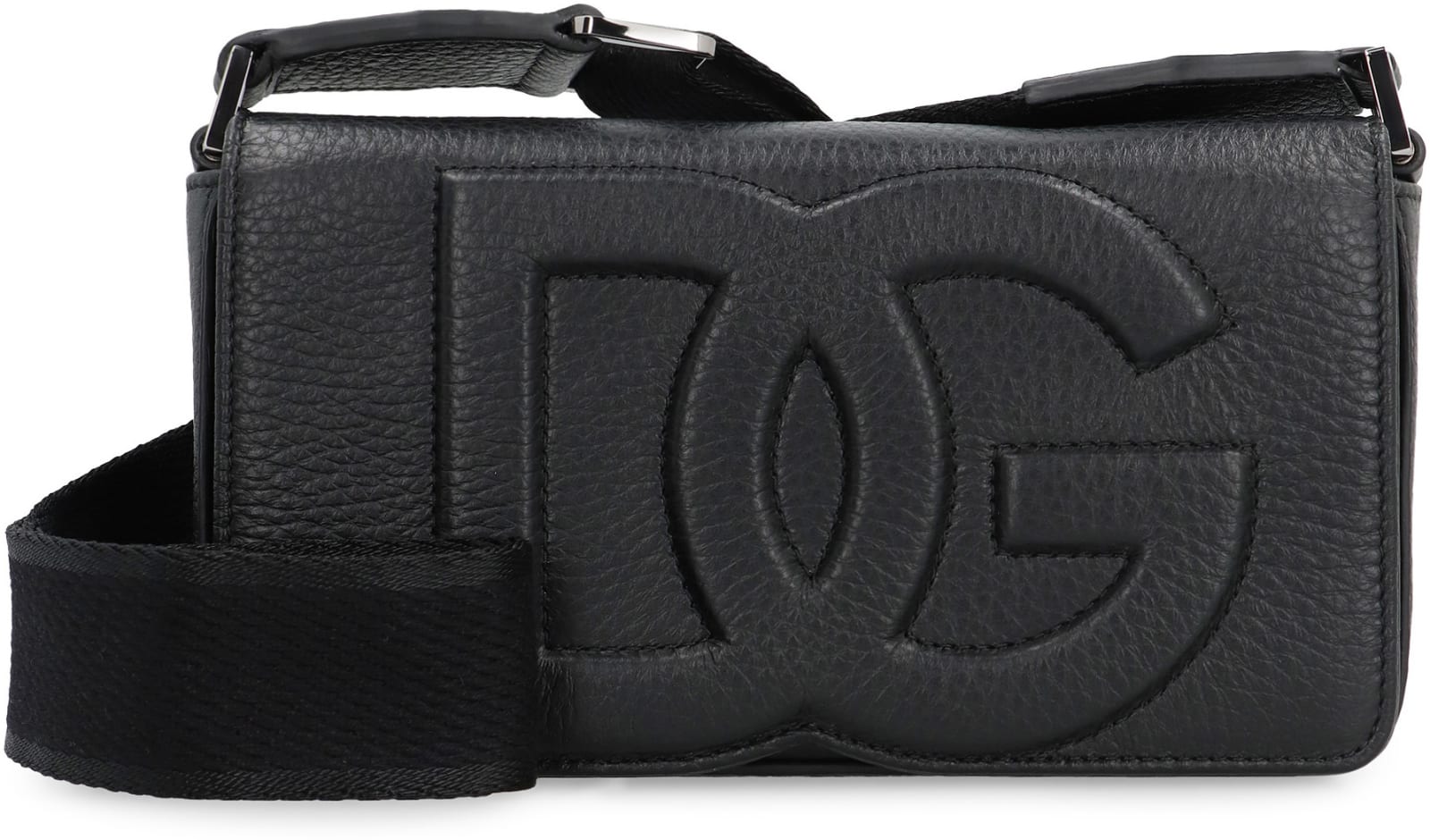 Shop Dolce & Gabbana Leather Mini Bag In Black