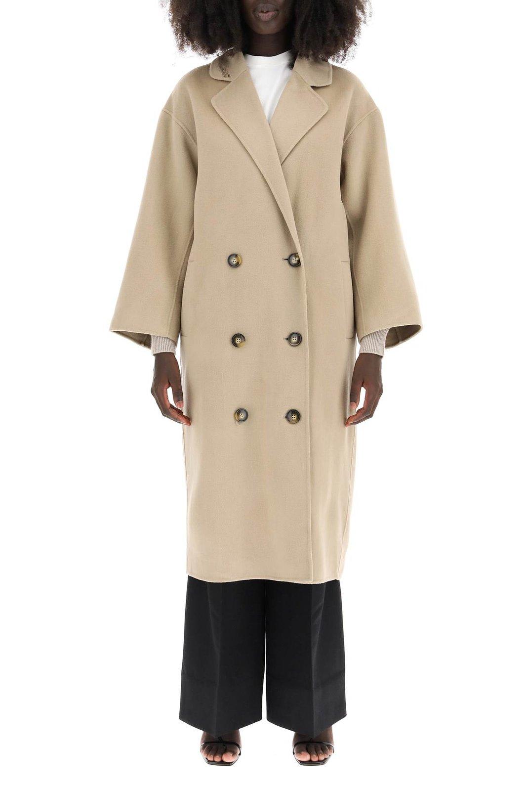 LOULOU STUDIO BORNEO DOUBLE BREASTED COAT