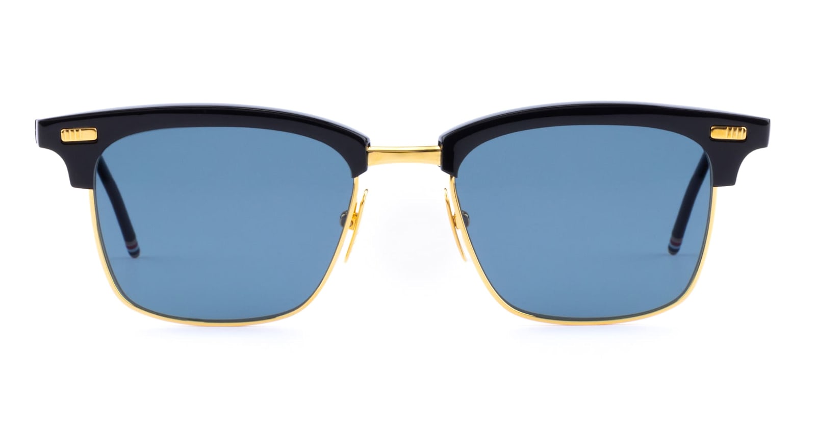 Thom Browne Rectangular / Navy Melange Sunglasses