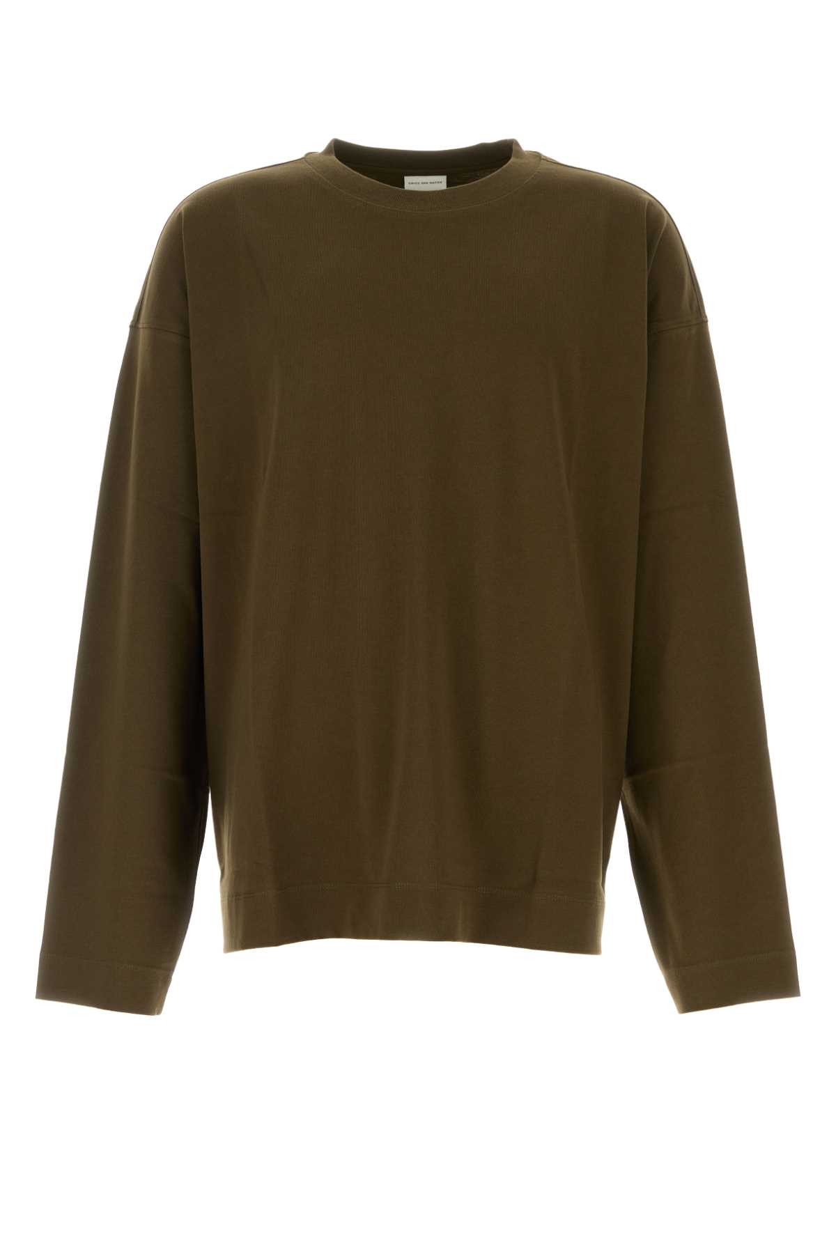 Khaki Cotton Hegland Oversize T-shirt