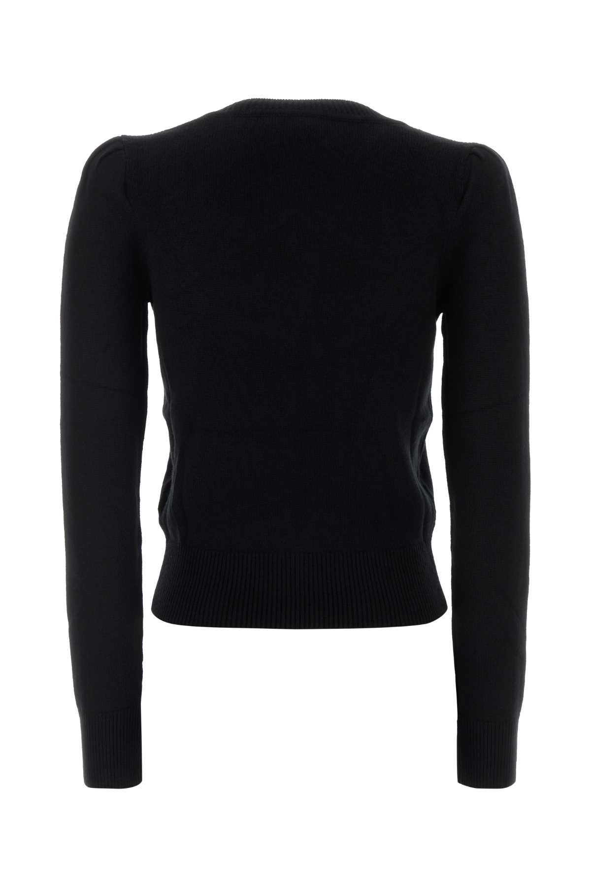 Isabel Marant Black Wool Blend Abelle Sweater In Black