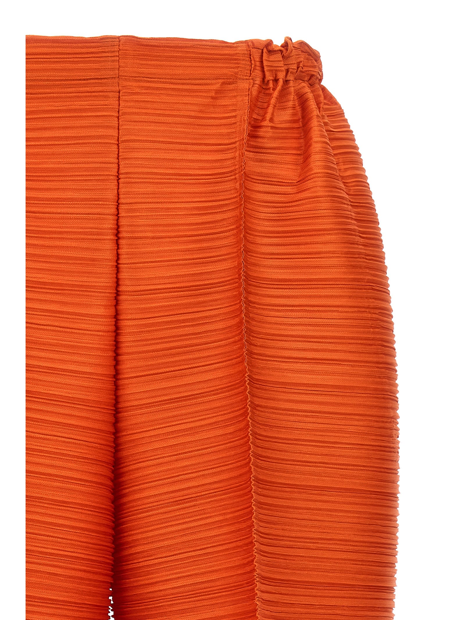 Issey Miyake Orange Thicker Bounce Pants
