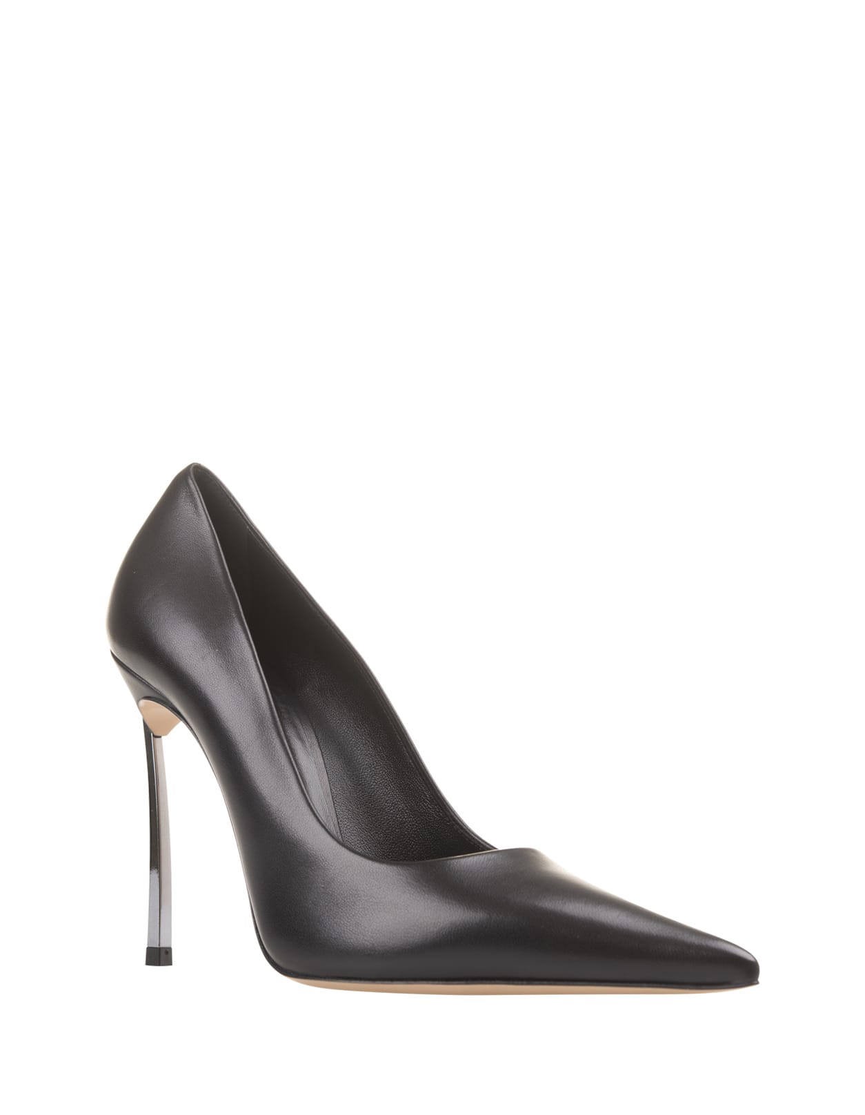 Casadei Sculpted-heel 110mm Leather Pumps In Black