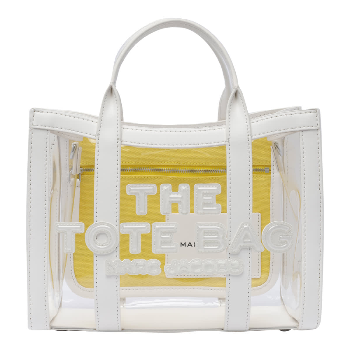 Shop Marc Jacobs The Mesh Small Tote In White