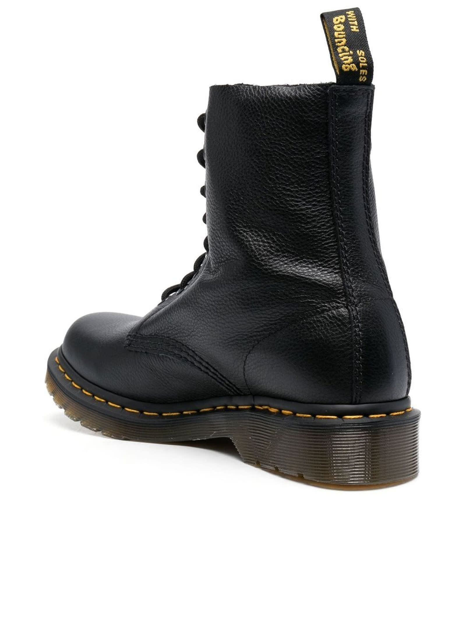 Shop Dr. Martens' Black Leather Pascal Virginia Boots