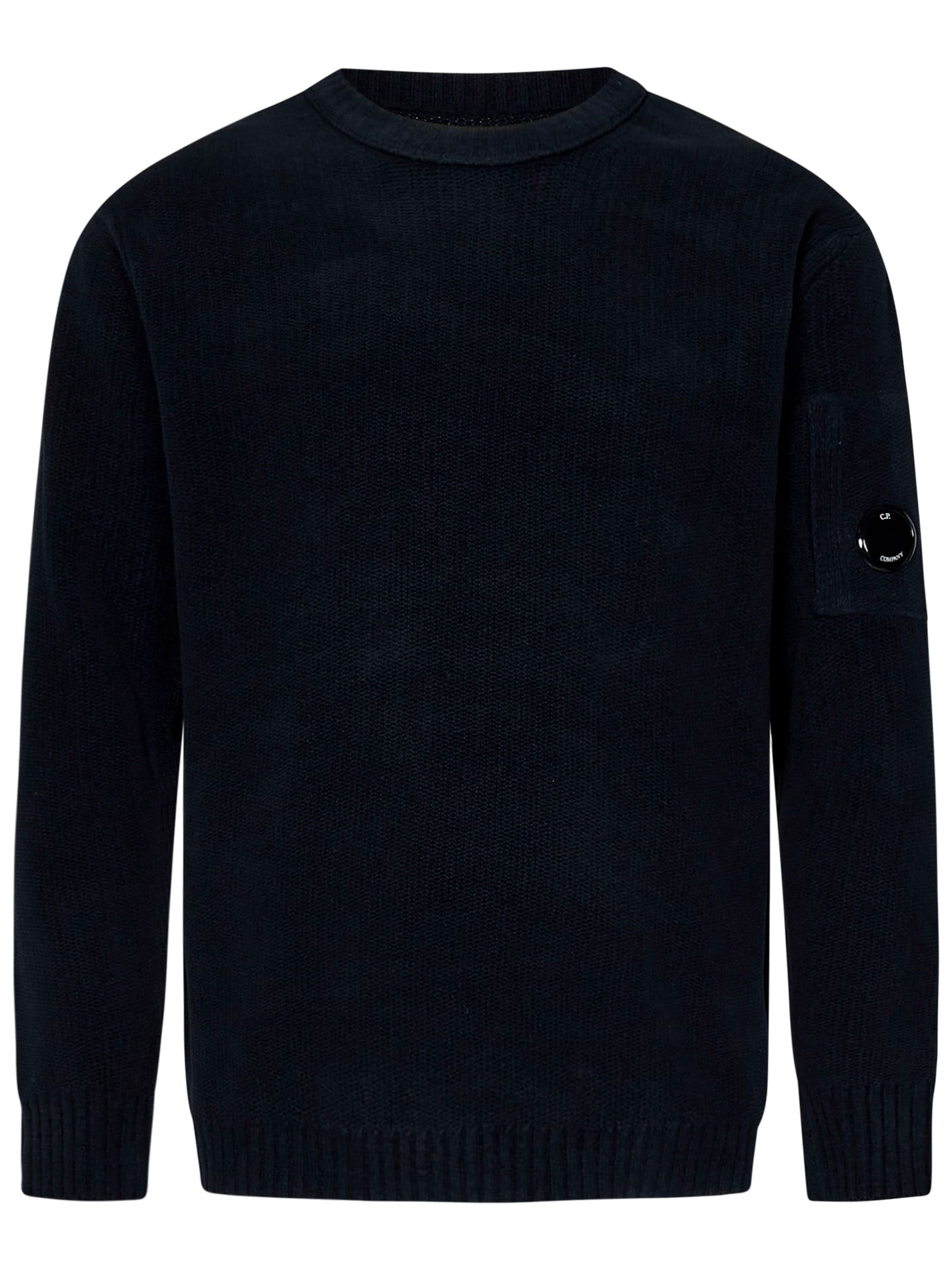 Shop C.p. Company Sweater In Blue