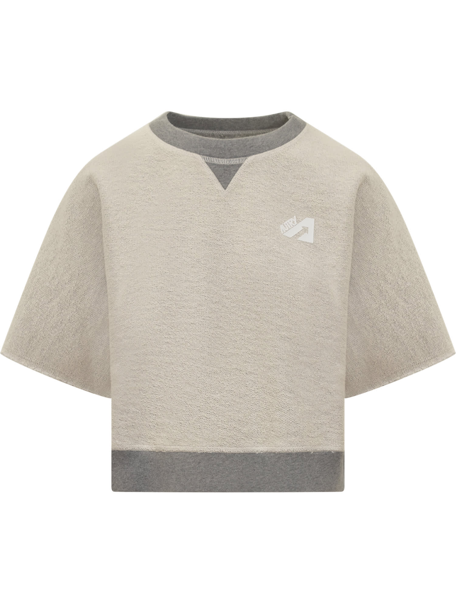 Shop Autry Sweatshirt With Logo In Apparel Melange