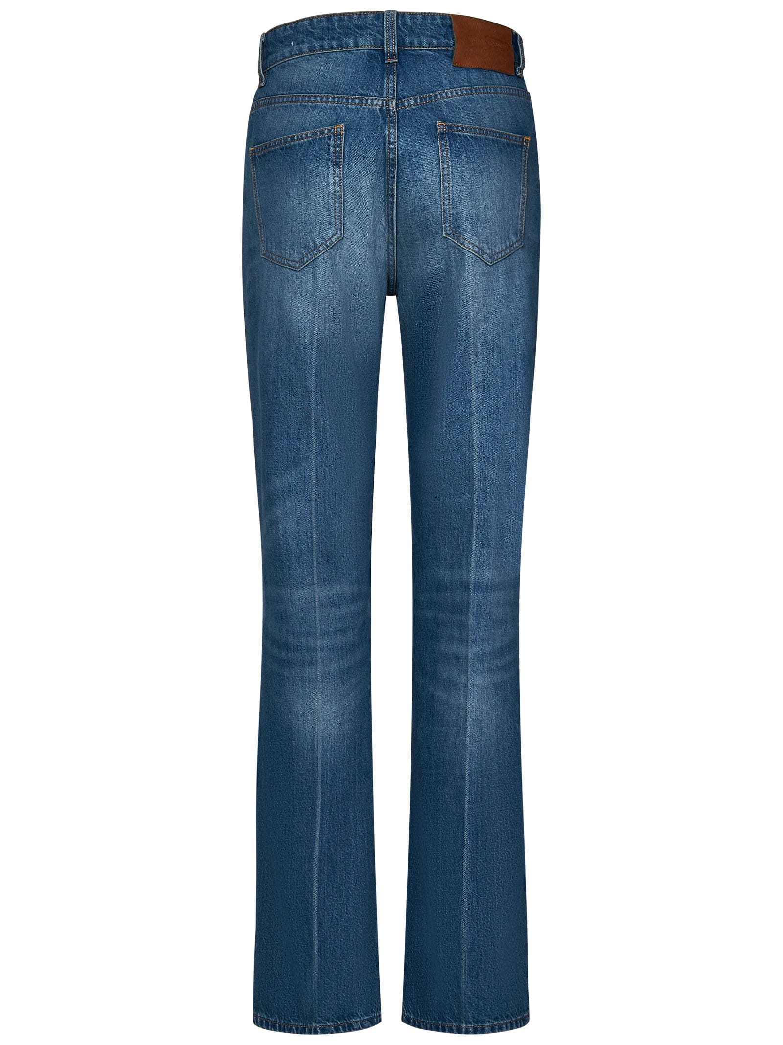 Shop Victoria Beckham Julia Jeans In Blue