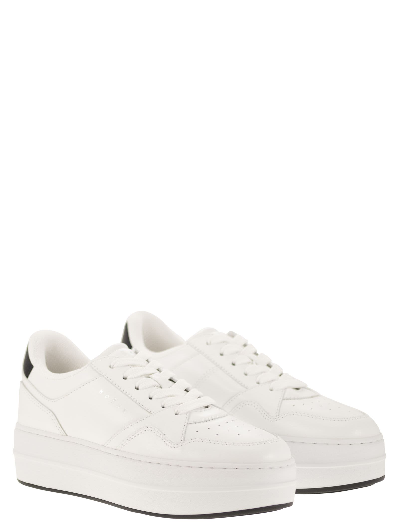 Shop Hogan H670 - Sneakers Skyscraper In White/black