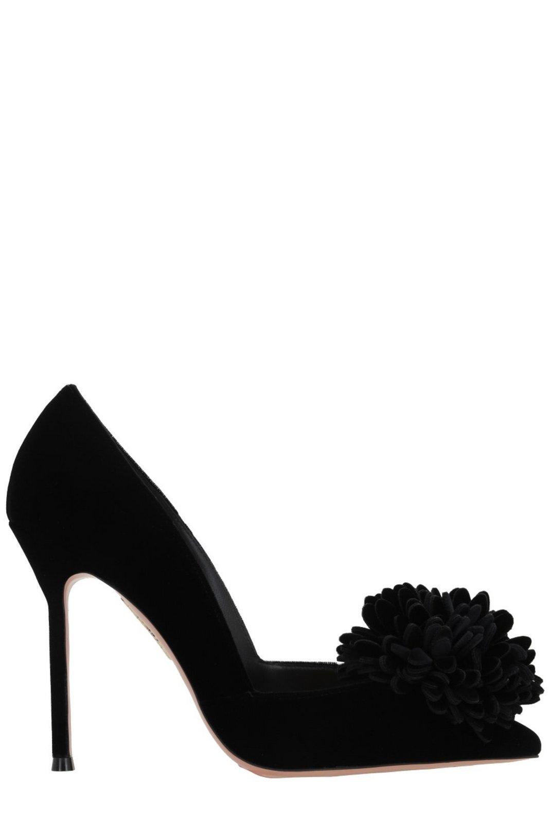 Aquazzura Couturier Pumps In Black